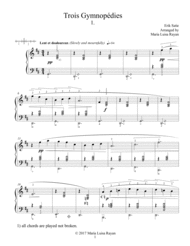 3 Gymnopedies and 3 Gnosiennes Sheet Music by Erik Satie