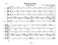 Wade in the Water - String Orchestra or String Quartet - Intermediate Sheet Music by Traditional African - American Hymn