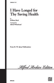 I Have Longed for Thy Saving Health Sheet Music by William Byrd