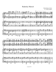 Radetzky March Trio Sheet Music by Johann Strauss