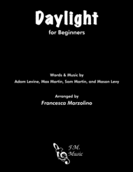 Daylight (for Beginners) Sheet Music by Maroon 5