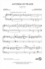 Anthem Of Praise Sheet Music by Richard Smallwood