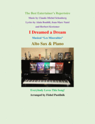 "I Dreamed A Dream" for Alto Sax and Piano Sheet Music by Claude-Michel Schonberg