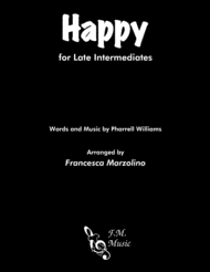 Happy (Late Intermediate Piano) Sheet Music by Pharrell