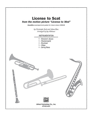 License to Scat Sheet Music by Christophe Beck