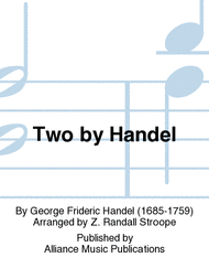 Two by Handel Sheet Music by George Frideric Handel