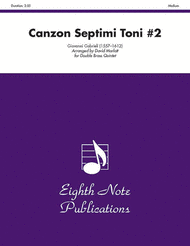 Canzon Septimi Toni #2 Sheet Music by Giovanni Gabrieli