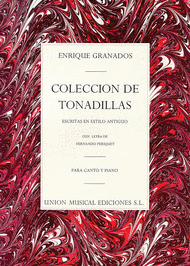 Coleccion De Tonadillas Sheet Music by Enrique Granados