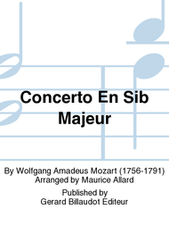 Concerto En Sib Majeur Sheet Music by Wolfgang Amadeus Mozart