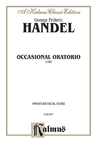 The Occasional Oratorio Sheet Music by George Frideric Handel