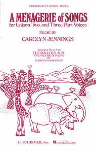 A Menagerie Of Songs Sheet Music by Carolyn Jennings