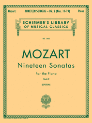19 Sonatas - Book 2 Sheet Music by Wolfgang Amadeus Mozart