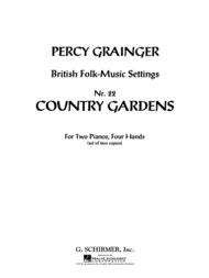 Country Gardens (set) Sheet Music by Percy Aldridge Grainger