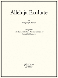Alleluja Exultate Sheet Music by Wolfgang Amadeus Mozart