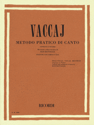 Metodo Practico di Canto - Soprano o Tenore Sheet Music by Nicola Vaccai