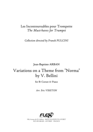Variations on a Theme from "Norma" by V. Bellini Sheet Music by Jean-Baptiste Arban
