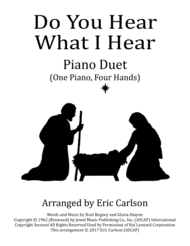 Do You Hear What I Hear (Duet - 1 piano