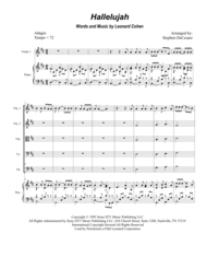 Hallelujah (for String Orchestra) Sheet Music by Leonard Cohen