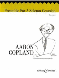 Preamble for a Solemn Occasion Sheet Music by Aaron Copland