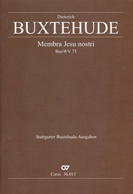 Membra Jesu nostri Sheet Music by Dietrich Buxtehude