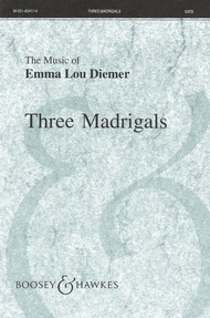 Three Madrigals Sheet Music by Emma Lou Diemer