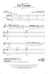 For Forever (from Dear Evan Hansen) (arr. Jacob Narverud) Sheet Music by Pasek & Paul