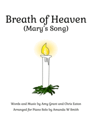 Breath Of Heaven (Mary's Song) Intermediate Piano Solo Sheet Music by Amy Grant