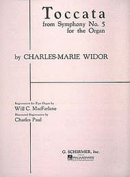 Toccata - From Symphony No. 5 Sheet Music by Charles Marie Widor