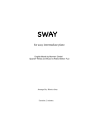 Sway (Quien Sera) for easy intermediate piano Sheet Music by Michael Buble