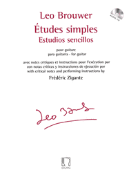 Etudes simples for Guitar Sheet Music by Leo Brouwer