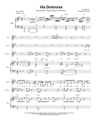 Via Dolorosa (Solo - Original Key) Sheet Music by Sandi Patty