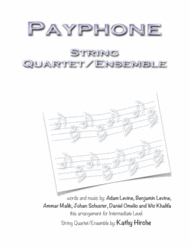 Payphone - String Quartet/Ensemble Sheet Music by Maroon 5