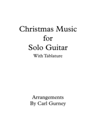 Christmas Music for Solo Guitar Sheet Music by Carl Gurney