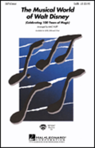 The Musical World of Walt Disney - ShowTrax CD Sheet Music by Mac Huff