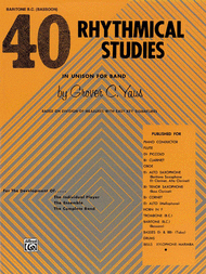 40 Rhythmical Studies Sheet Music by Grover C. Yaus