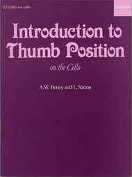 Introduction To Thumb Position on the Cello Sheet Music by L. Sutton
