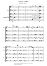 Singin' In The Rain for String Quartet Sheet Music by Arthur Freed