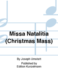 Missa Natalitia (Christmas Mass) Sheet Music by Joseph Umstatt