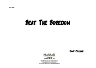 Beat The Boredom Sheet Music by Dave Collins