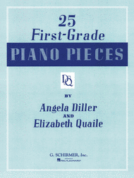 25 First Grade Piano Pieces Sheet Music by Angela Diller