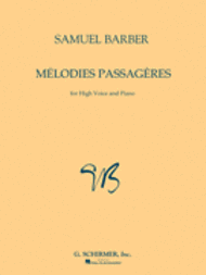 Melodies Passageres Sheet Music by Samuel Barber