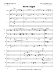 Silent Night for Brass Quintet Sheet Music by public domain