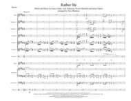 Rather Be (arranged for percussion ensemble) Sheet Music by Clean Bandit