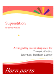 Superstition - horn parts and clavinet Sheet Music by Stevie Wonder