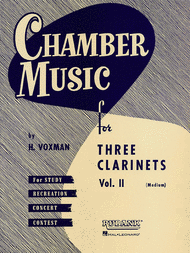 Chamber Music for Three Clarinets