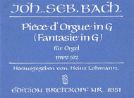 Piece d'Orgue in G BWV 572 Sheet Music by Johann Sebastian Bach