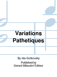 Variations Pathetiques Sheet Music by Ida Gotkovsky