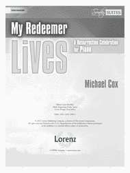 My Redeemer Lives Sheet Music by Michael Cox
