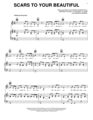 Scars To Your Beautiful Sheet Music by Alessia Cara
