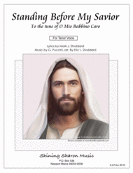 Standing Before My Savior -- Tenor Vocal Solo Sheet Music by Puccini